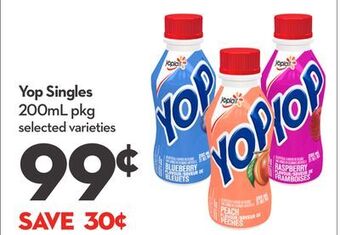 Longo's Yop singles offer