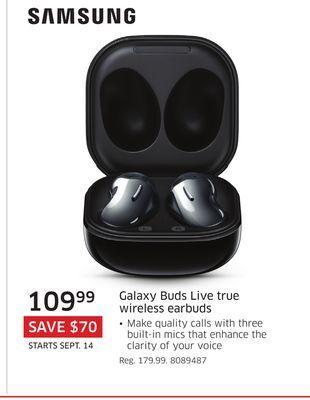The Source Samsung galaxy buds live true wireless earbuds offer