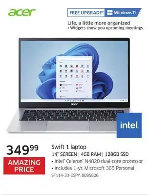 The Source Acer swift 1 laptop offer