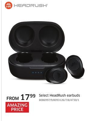 The Source Headrush select headrush earbuds offer