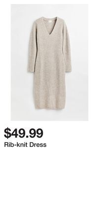 H&M Rib-knit dress offer