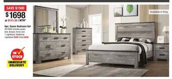 Bad Boy Superstore 6pc. queen bedroom set offer