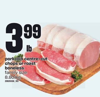 Independent City Market Pork loin centre-cut chops or roast offer