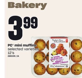 Independent City Market Pc® mini muffins, 12's offer