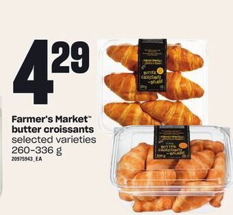Independent City Market Farmer's market butter croissants, 260-336 g offer