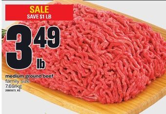 Independent City Market Medium ground beef offer