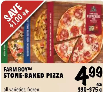 Farm Boy Farm boy stone-baked pizza offer