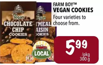 Farm Boy Farm boy vegan cookies offer