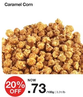 Bulk Barn Caramel corn offer