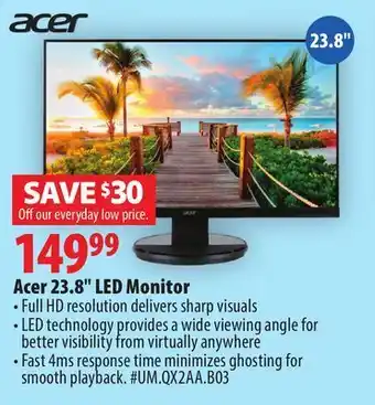 London Drugs Acer 23.8" led monitor offer
