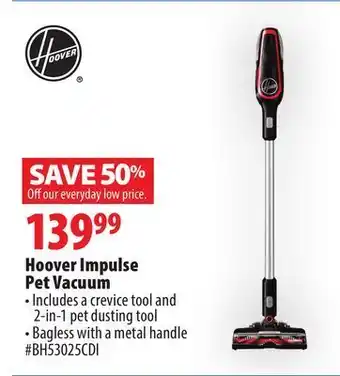 London Drugs Hoover impulse pet vacuum offer