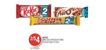 Shoppers Drug Mart Nestlé king size chocolate bars offer
