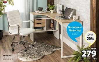 JYSK Function plus corner desk offer