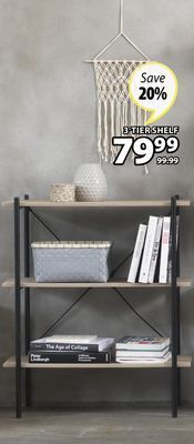 JYSK Vandborg 3-tier shelf offer