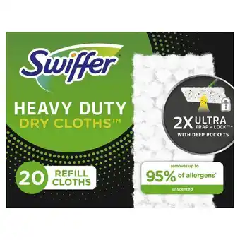 Staples Swiffer heavy duty dry cloth refills - 20 pack offer
