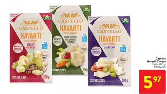 Walmart Castello havarti cheese offer