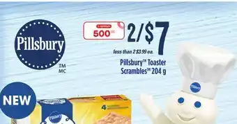 Zehrs Markets Pillsbury toaster scrambles 204 g offer