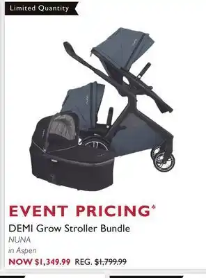 Snuggle Bugz Nuna demi grow stroller bundle offer