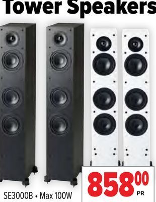 2001 Audio Video Tower speakers offer