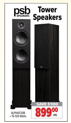 2001 Audio Video Tower speakers offer
