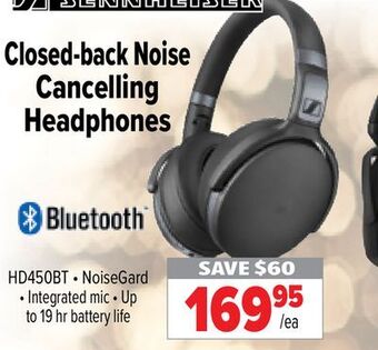 2001 Audio Video Closed-back noise cancelling headphones offer