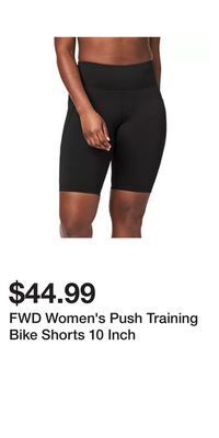 Sport Chek Fwd women's push training bike shorts 10 inch offer