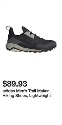 Sport Chek Adidas men's trail maker hiking shoes, lightweight offer