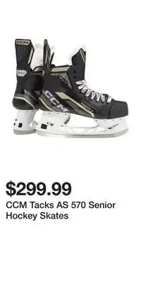 Sport Chek Ccm tacks as 570 senior hockey skates offer