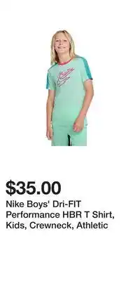 Sport Chek Nike boys' dri-fit performance hbr t shirt, kids, crewneck, athletic offer