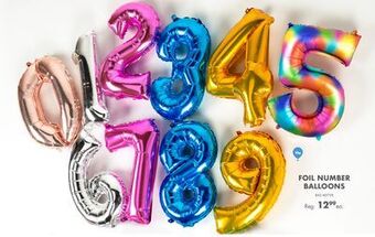 Party City Rose gold number balloon, 34-in offer