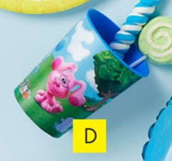 Party City Blue's clues favour cup offer