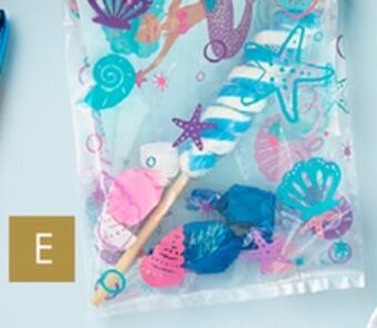 Party City Shimmering mermaids treat bags, 8-pk offer