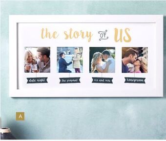 Party City Story of us photo frame offer