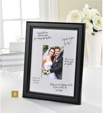 Party City Wedding autograph photo frame offer