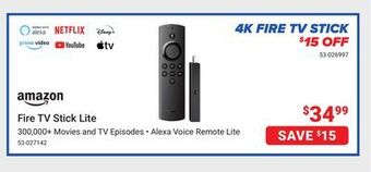 Visions Electronics Amazon fire tv stick lite offer
