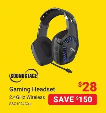 Visions Electronics Soundstage 2.4ghz wireless gaming headset offer