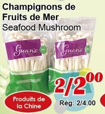 Champignons De Fruits De Mer