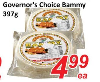Seasons Foodmart Governor's choice bammy 397g offer