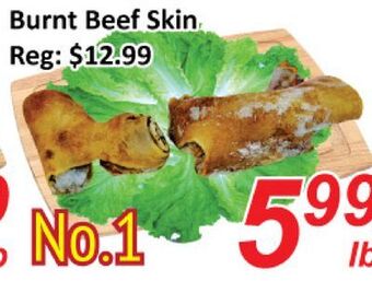Seasons Foodmart Burnt beef skin offer