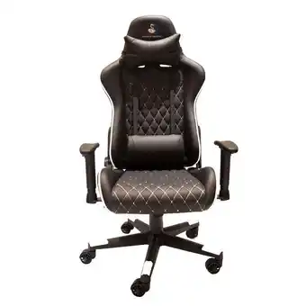 Best Buy Esports central 200 series - esc200 - ergonomic faux leather gaming chair - white trim offer