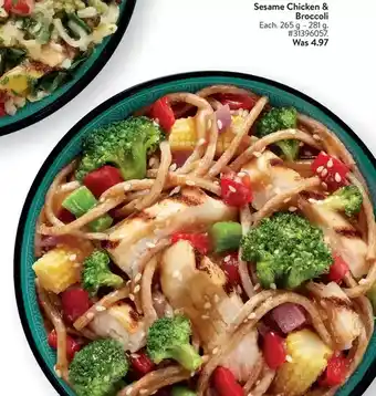 Walmart Life cuisine sesame chicken & broccoli offer