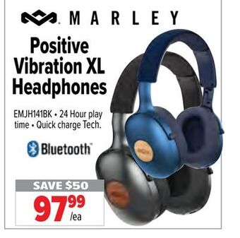 2001 Audio Video Marley positive vibration xl headphones offer