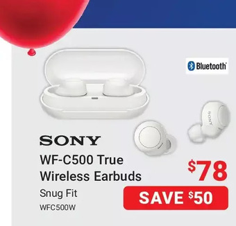 Visions Electronics Sony wf-c500 true wireless earbuds offer