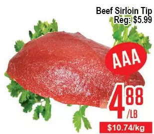 Skyland Foodmart Beef sirloin tip offer