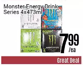 Nations Fresh Foods Monster energy drink series offer