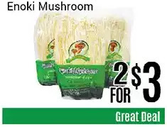 Nations Fresh Foods Enoki mushroom offer