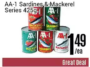 Nations Fresh Foods Aa-1 sardines & mackerel series offer