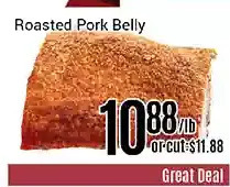 Nations Fresh Foods Roasted pork belly offer
