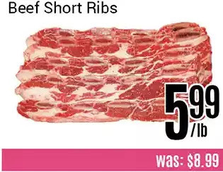 Nations Fresh Foods Beef short ribs offer