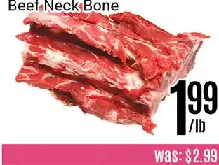 Nations Fresh Foods Beef neck bone offer
